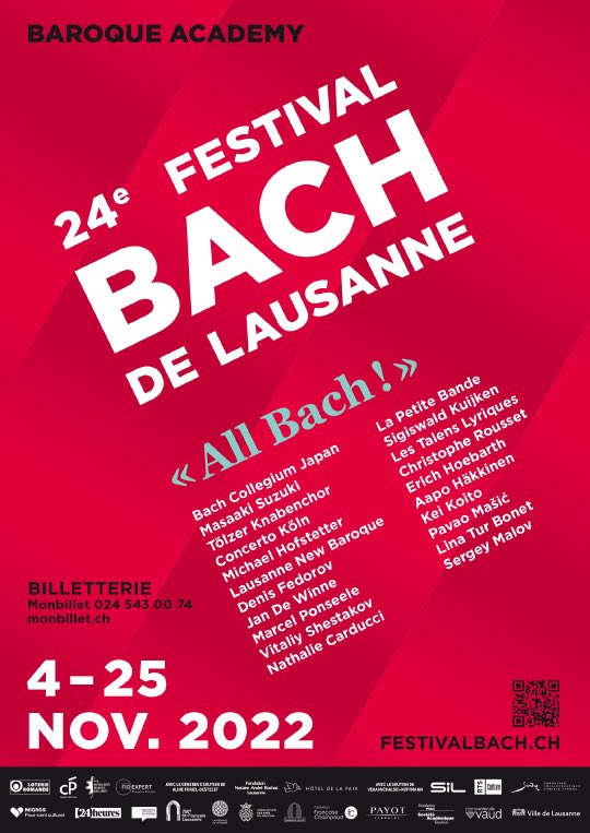 BachLausanne's tweet photo. Le festival commence ce vendredi! 

Cette année, le programme « All Bach ! » est consacré uniquement au Cantor de Leipzig.

On se réjouit de vous y voir nombreux https://t.co/Kw0dqhMjML