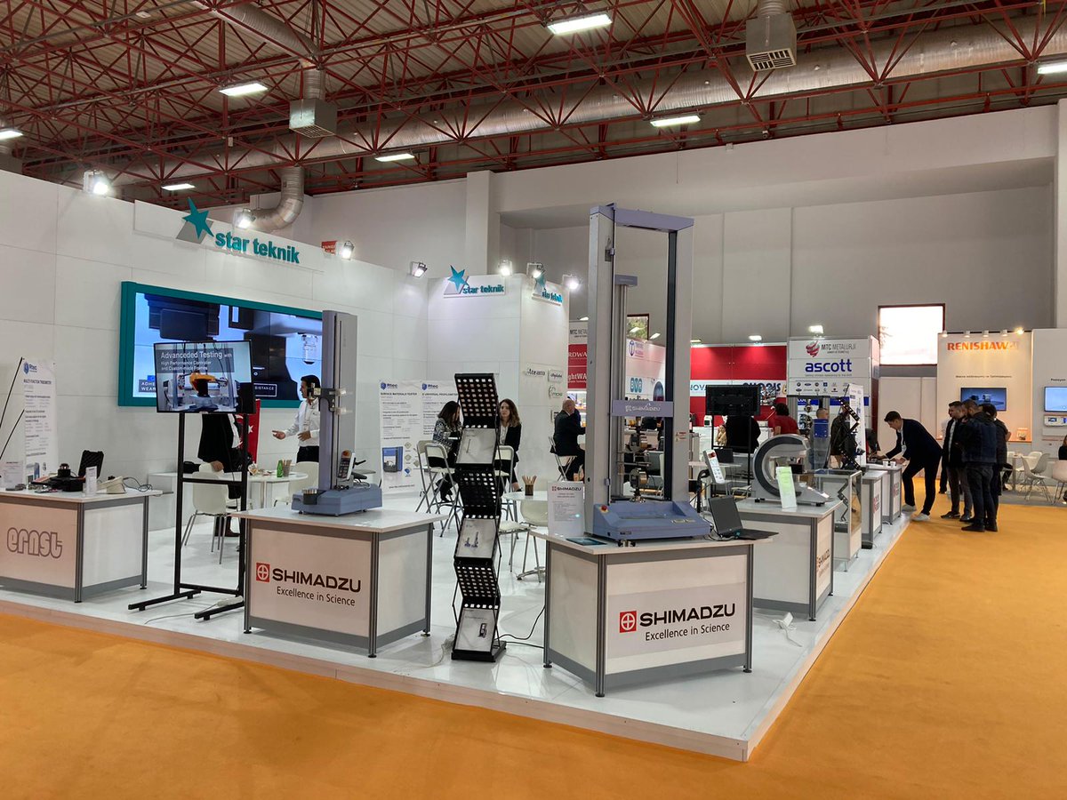 Shimadzu_mea's tweet photo. Star Teknik attended Quality Fair 2022 last week. We would like to thank all our participants for the great interest shown in our fair and congratulate Star Teknik for their successful participation in this fair.
#Shimadzu #SMEA #Quality2022 #TestingMachine https://t.co/0MO6W1vh3J