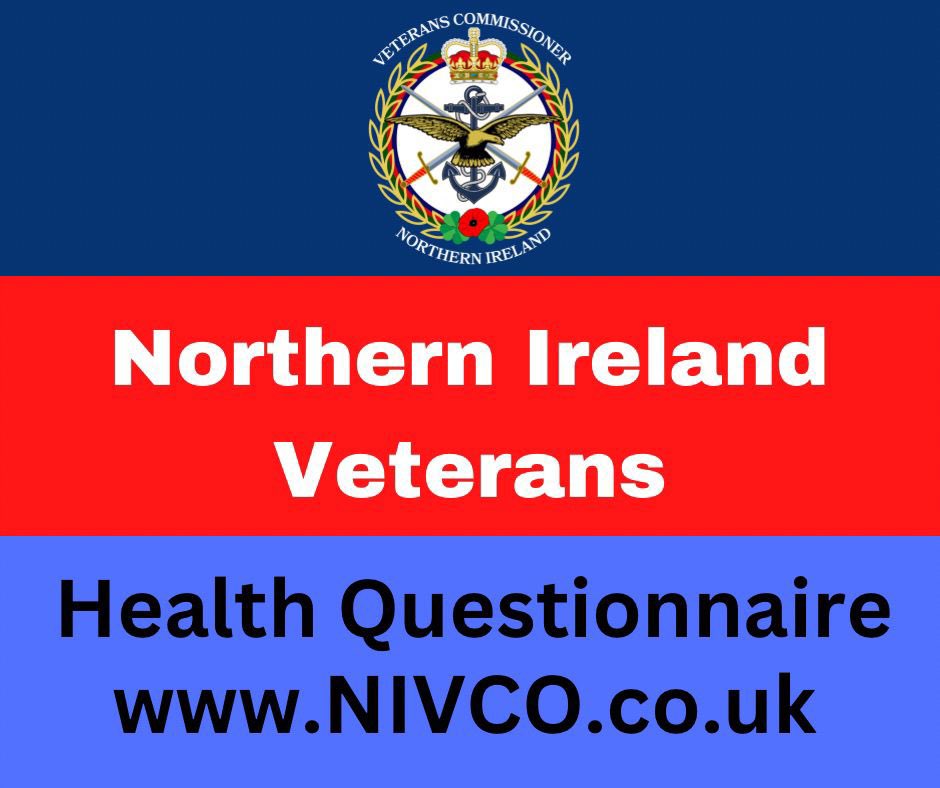 niveteranscomm's tweet photo. Today we launch our digital NI Veterans Health Questionnaire (1 Nov 22 - 31 Jan 23) to ascertain the healthcare needs of our veterans here in Northern Ireland.
Please spare 5-10 mins to help make sure veterans healthcare needs are accurately represented.
https://t.co/B7hSPYug3d https://t.co/MUsOpLP4Bd