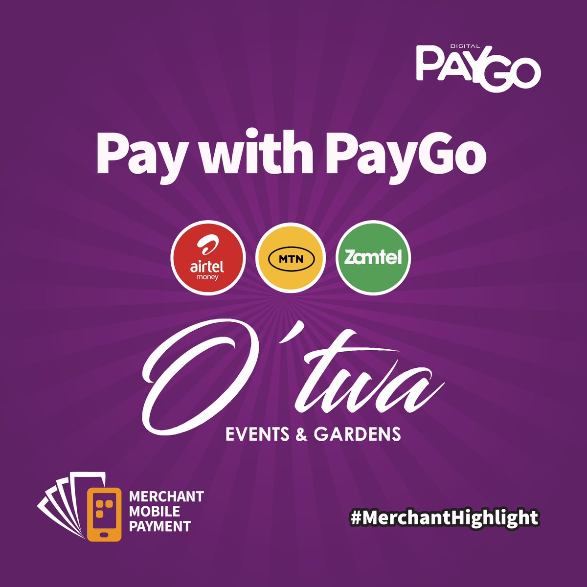 digitalpaygozm's tweet photo. You can now pay using your Mobile money at O’twa! Ease your buying experience with PayGo. 

#Lipilanapaygo #merchanthighlight #lipilanapaygo https://t.co/1Ue2HL8VUb