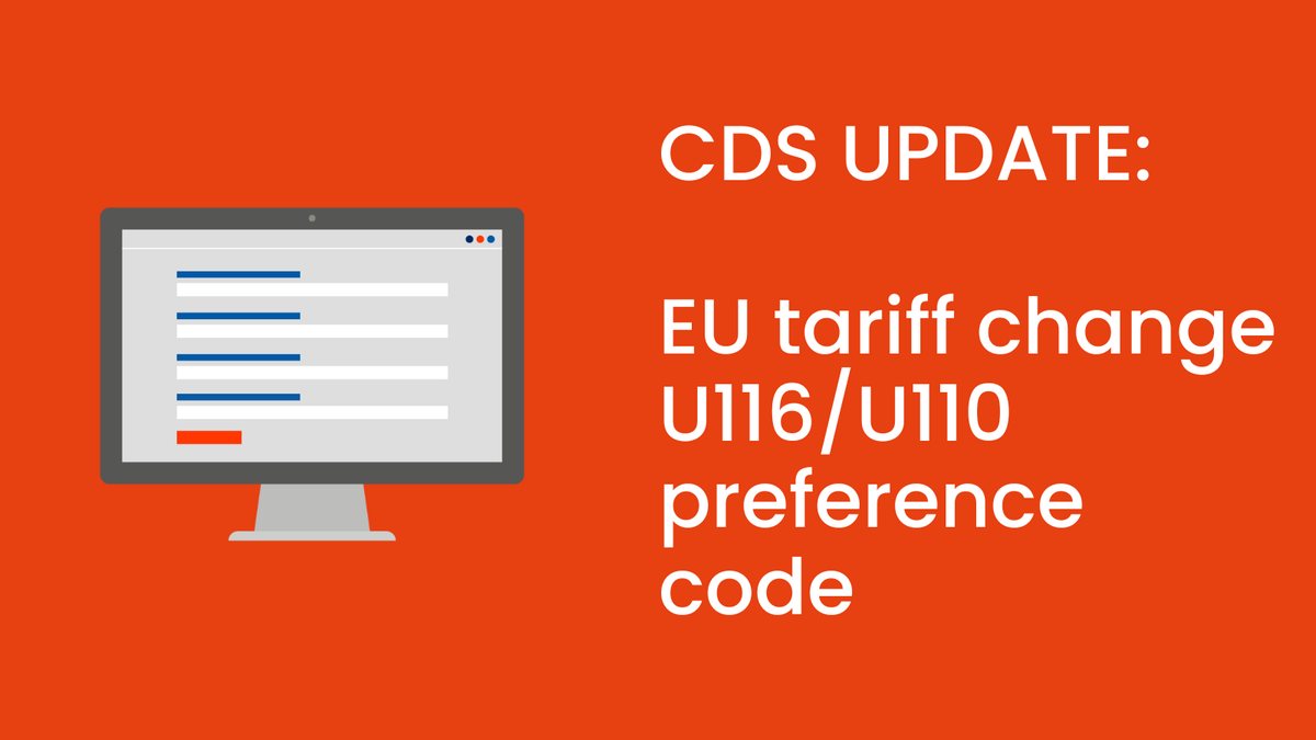 BIFA's tweet photo. Overnight there has been a Tariff update in #CDS which is likely to impact pre-lodged entries from the EU and have a knock-on impact on the #GVMS process. BIFA has raised this as an urgent issue with HMRC: https://t.co/iyCbZvJrSs https://t.co/16aTzUDjWg