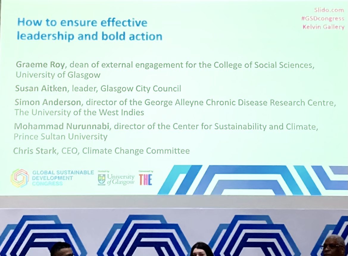SoLivelyWrite's tweet photo. Fantastic to hear words of caution around carbon offset as a go-to practice from @ProfGraeme Roy: look at what we are responsible for and decarbonise as much as we can
#GSDcongress
#sustainabledevelopment
#DecarboN8
#timeshighered
#sustainability @UniWestScotland https://t.co/JTHK7zIXg1