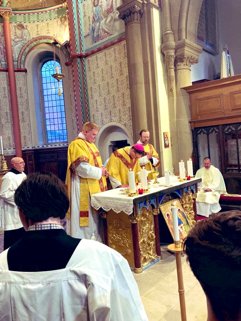StGeorgePreston's tweet photo. A wonderful time was had by all who came to the  Forward in Faith Walsingham Festival for the @cofelancs Diocese of Blackburn on Saturday. It was lovely to welcome people from across #Lancashire to St George’s.
#Preston #SGPonline https://t.co/JVIdJ5dTAF