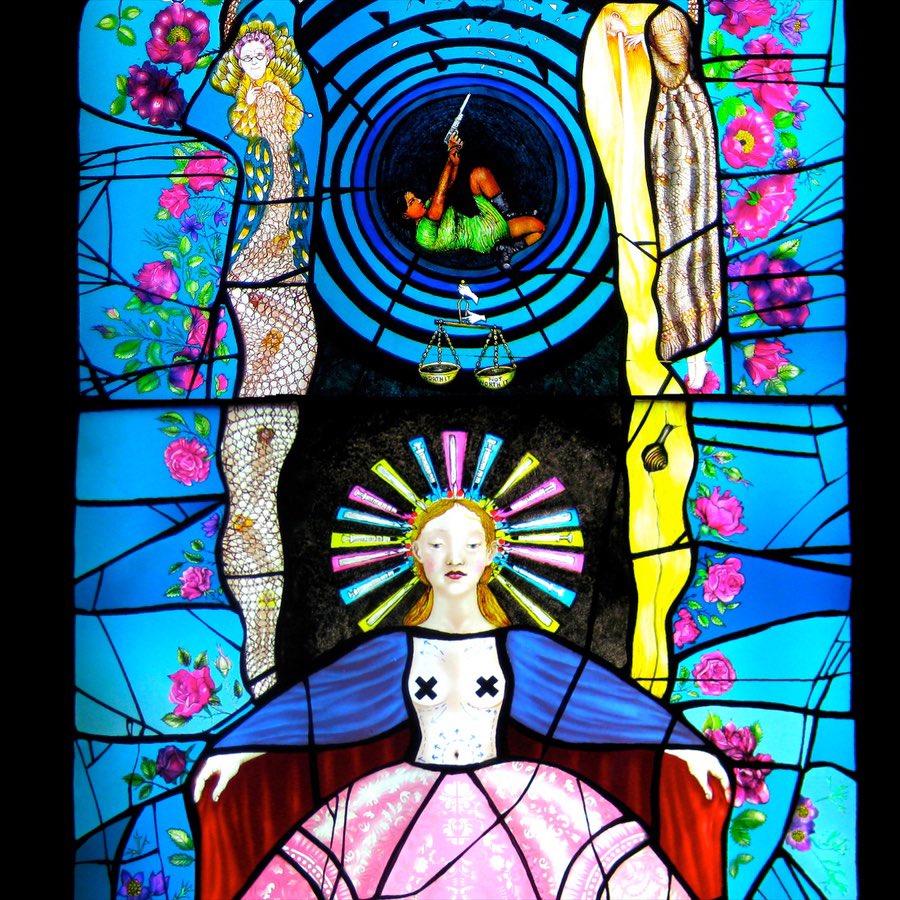 Join us tonight at 7pm for an In Conversation event with award winning stained glass artist Pinkie Maclure. Sign up &amp; more information here: eventbrite.co.uk/e/pinkie-maclu…