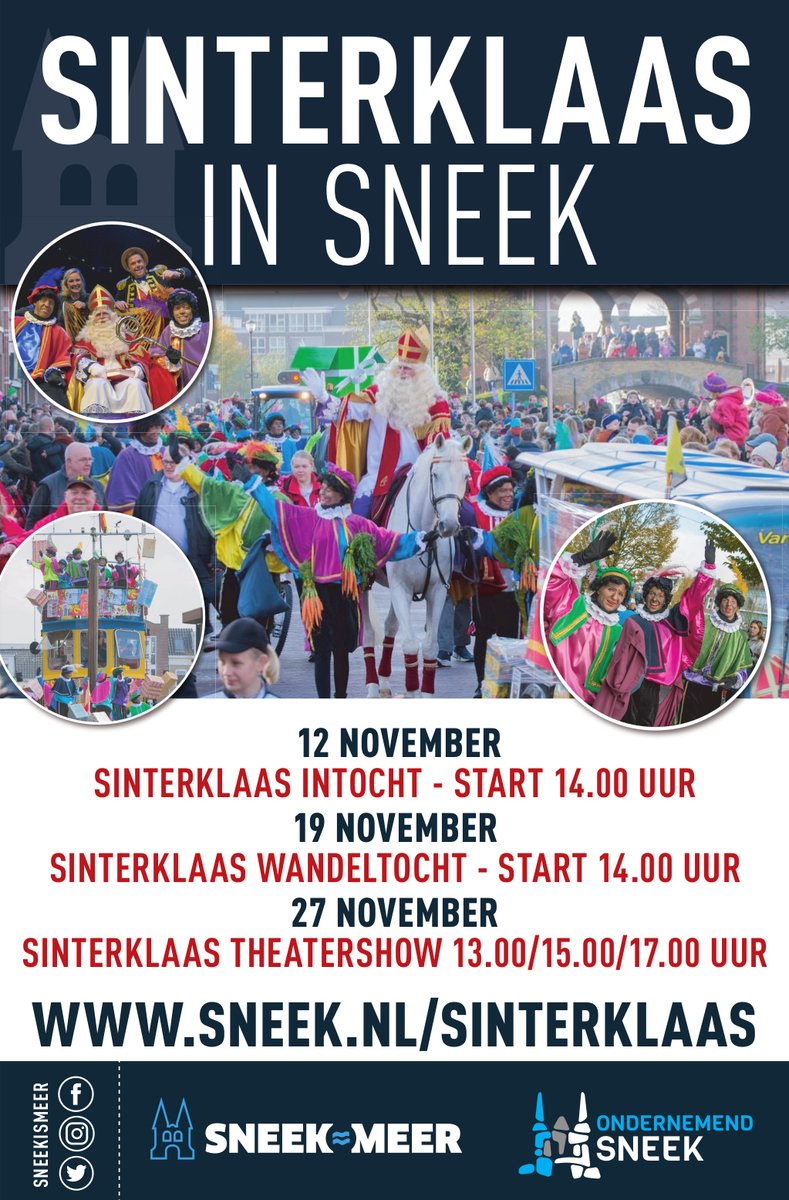 Hij komt, hij komt ...  🎼🎶
#sinterklaasintocht
#sinterklaaswandeltocht 
#sinterklaasshow
Alle informatie op sneek.nl/sinterklaas

#sinterklaasinsneek
