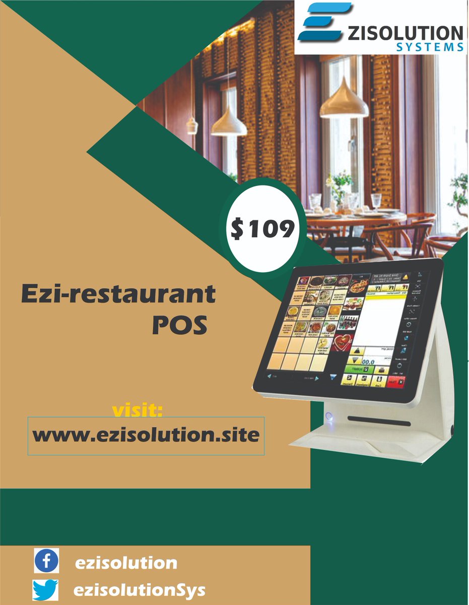 ablesuper4u's tweet photo. Restaurant POS software at an affordable price. It can track kitchen, tables, telephone orders, clients accounts, staff account, discount, etc. 
visit: https://t.co/PDvofOkwow to buy this amazing POS software NOW!
#ezisolutionsystems #ezirestaurantPOS #restaurantPOS #restaurant https://t.co/sWnkGtvPeG