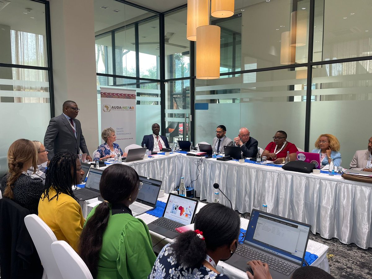 Currently happening: The Joint Signal Management #JSM face-to-face meeting hosted by the #AU3S programme. The meeting will provide capacity building for the secretariat & the #JSM Group Members to ensure the safety of #COVID19 vaccines is achieved.