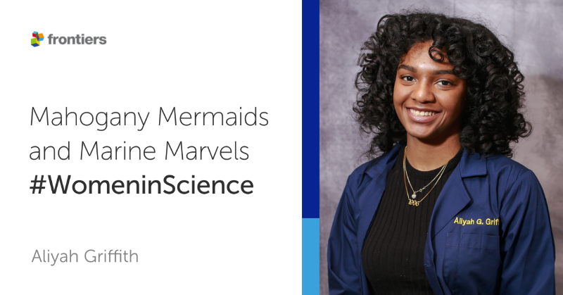 FrontiersIn's tweet photo. #WomeninScience 

Aliyah Griffith, PhD student at the University of North Carolina Chapel Hill, tells us about her journey into marine science, some of the setbacks she has encountered, and her achievements to date. Read the interview on our news site ⬇️