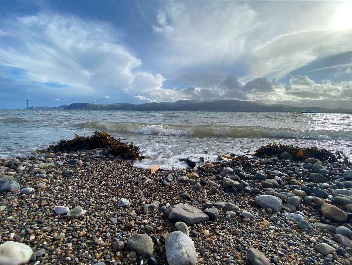 Beaumaris seafront on a blustery Sunday morning #beaumaris #northwales #home