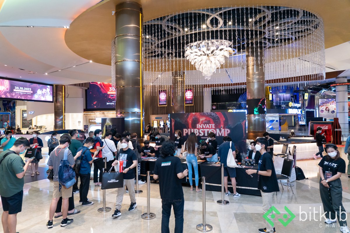 KUBChain's tweet photo. 🎥 BKC Event Highlights

The Invate Pubstomp event presented by Bitkub Chain ended with positive feedback from Esport fans of Dota2 who watched the international tournament.

#Blockchain #Web3 #ExperienceBitkubChain #INVATEPubstomp2022 #INVATE #WeAreINVAT https://t.co/rtmXW4wbEk