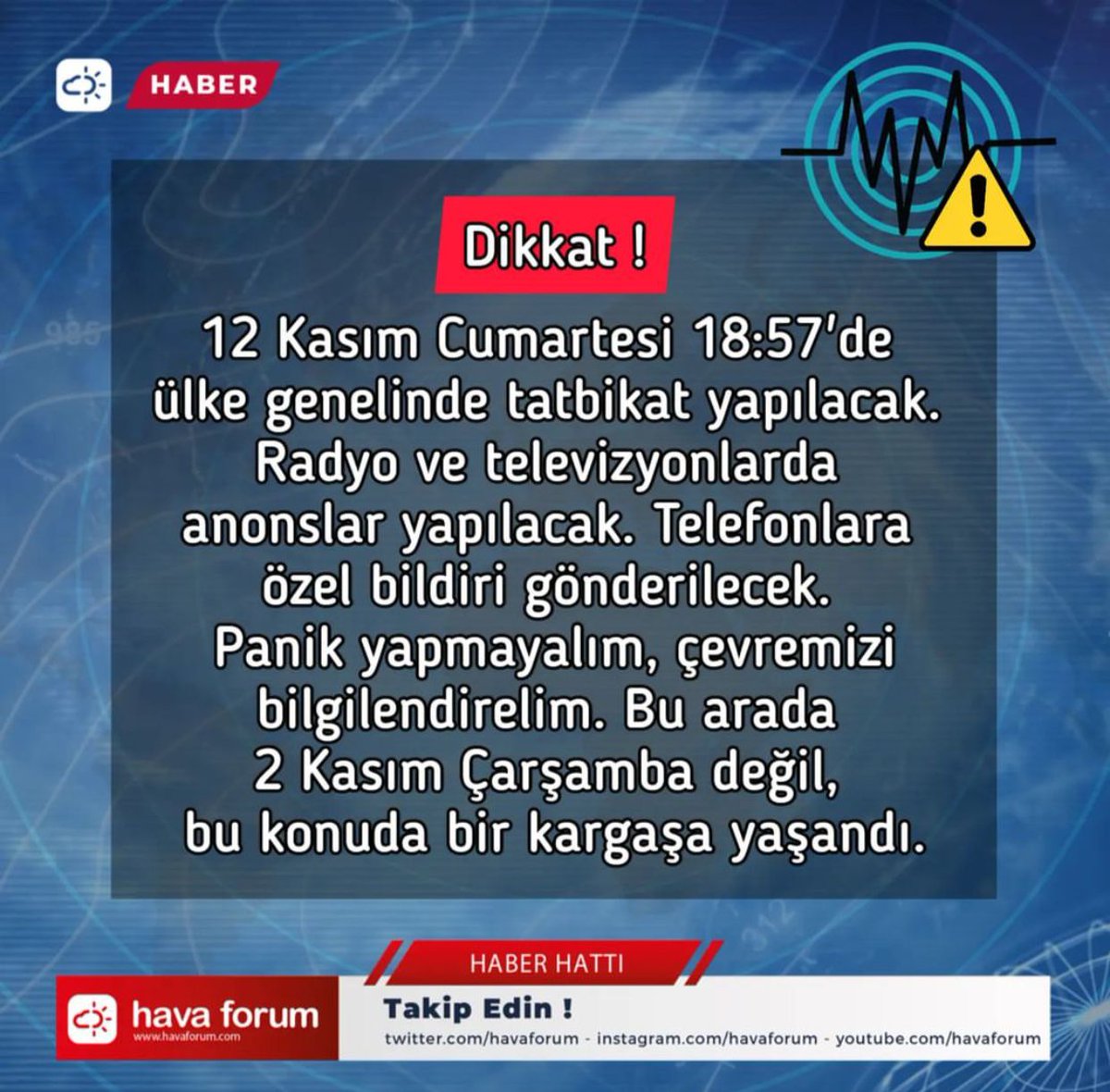 vildannn_97's tweet photo. @HazarTandogan Hazar hanım tatbikat yapılacakmış sebebi nedir? neye hazırlık bu ? https://t.co/8jHHXlFEfz