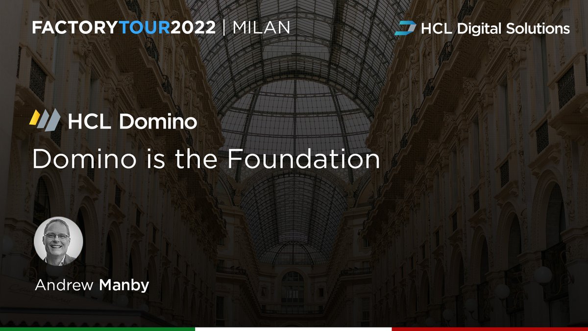 Maria Nordin (@mmarianordin) on Twitter photo Get ready for the Factory Tour in Milan! Domino is the Foundation with <a href="/andrewmanby/">Andrew Manby</a> #dominoforever #HCLFactoryTour Get ready for the Factory Tour in Milan! Domino is the Foundation with <a href="/andrewmanby/">Andrew Manby</a> #dominoforever #HCLFactoryTour