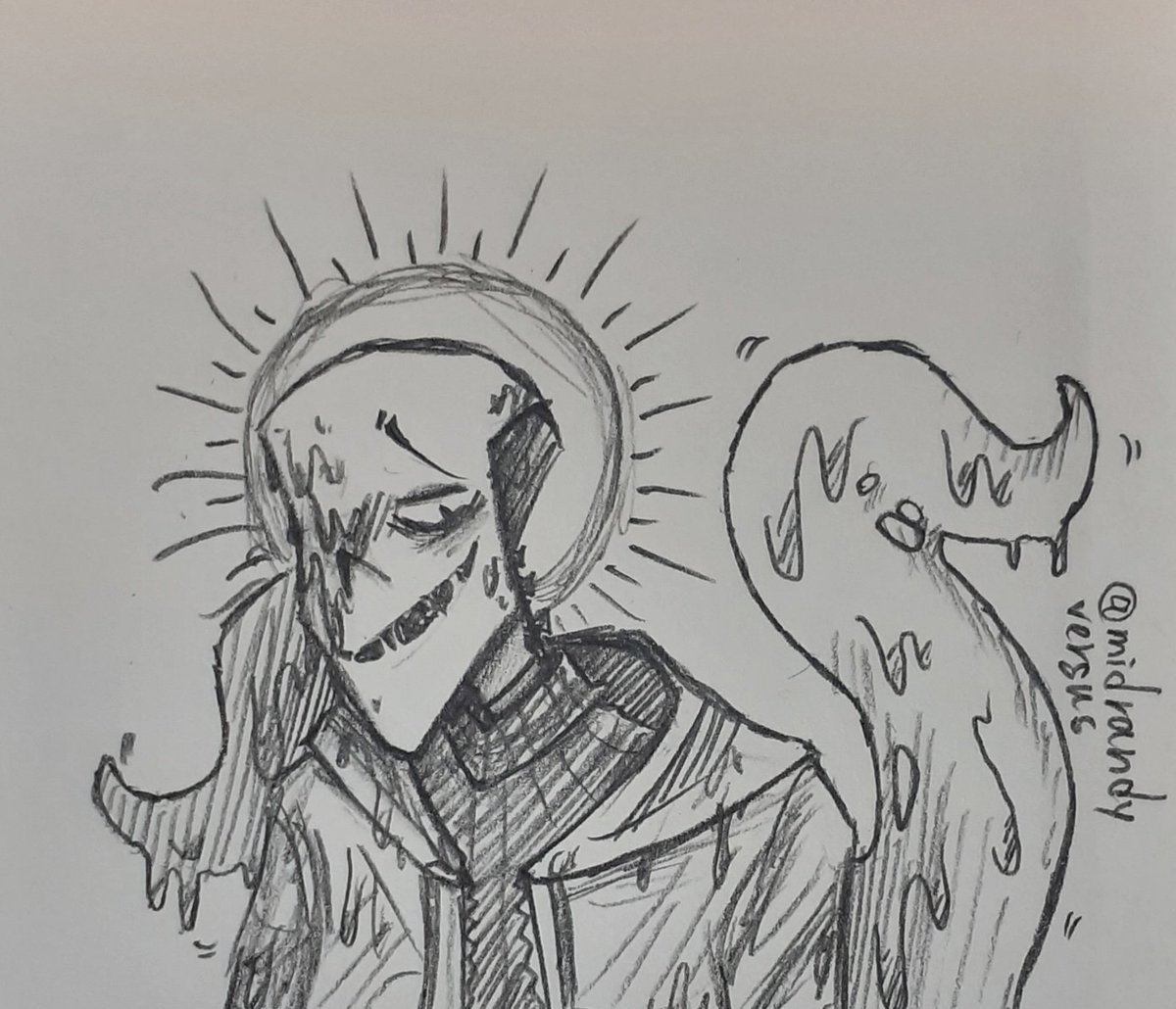 versusrainer's tweet photo. I haven't drawn any of the skeletons for a long time👏🏻
I still have a lot of different sketches from gatherings with my friend, but I'll post them in different parts
#traditionalart #traditional #art #sketch #nightmaresans #nightmare #dreamtale #undertaleau #skeleton #skeletonart https://t.co/lXuOHizcNR