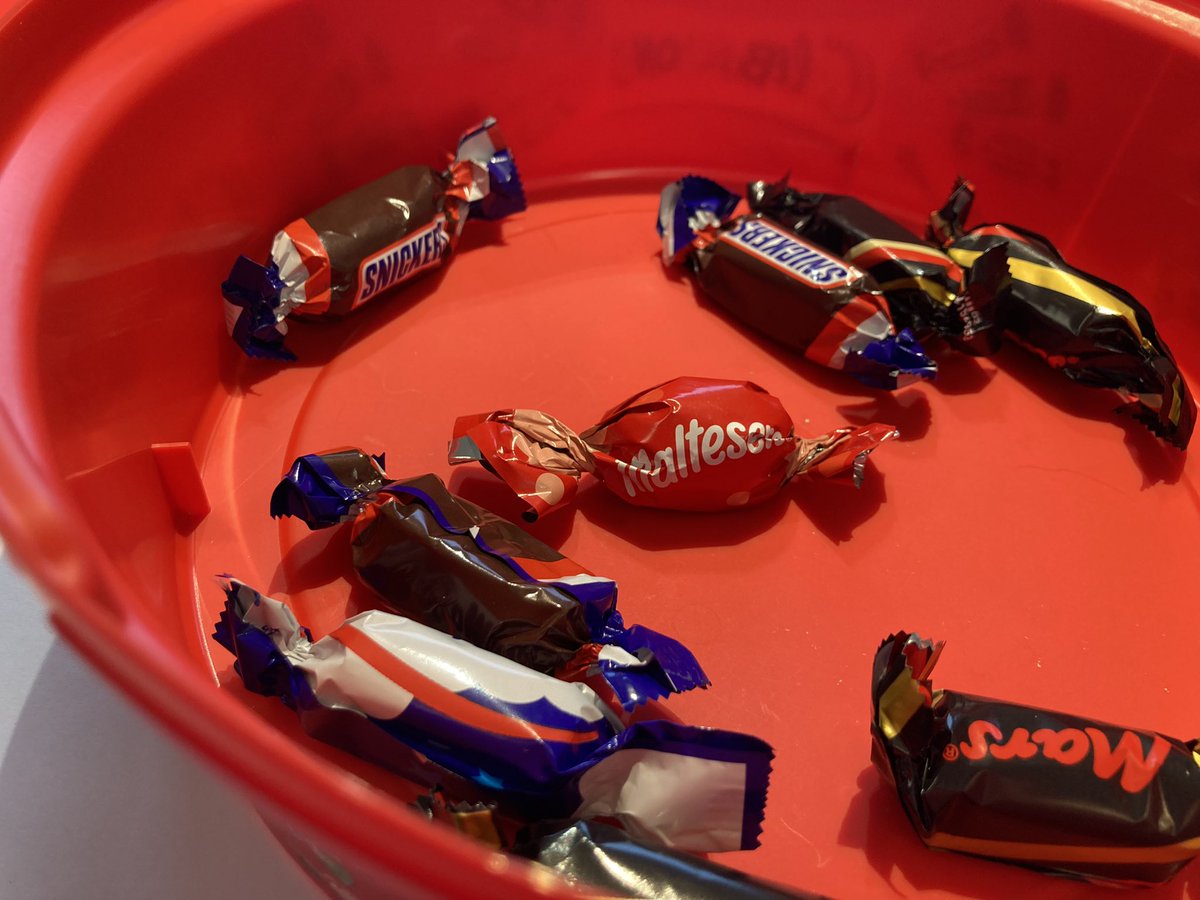 Down to the dregs in the office box of Celebrations and there’s still a Malteser left! How did this happen?