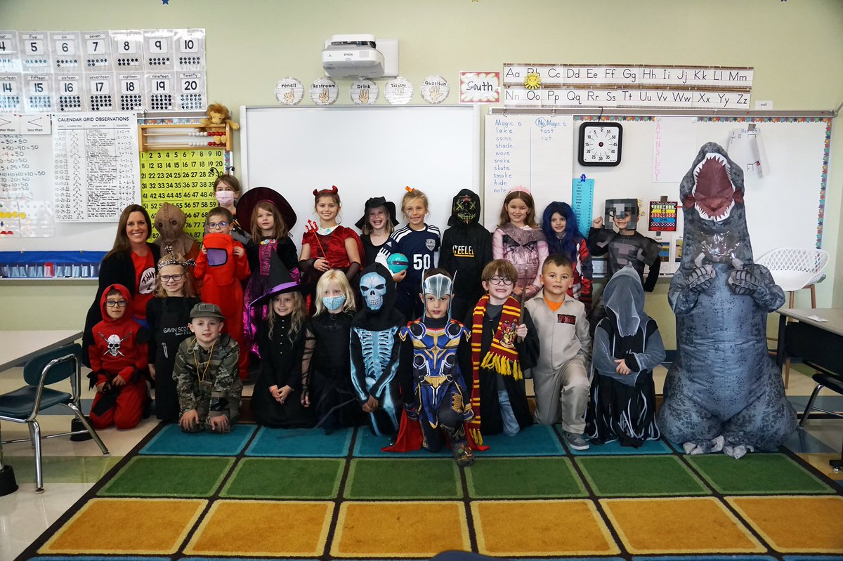 Such a fun day with these amazing first graders!! #halloweenfun #thehill