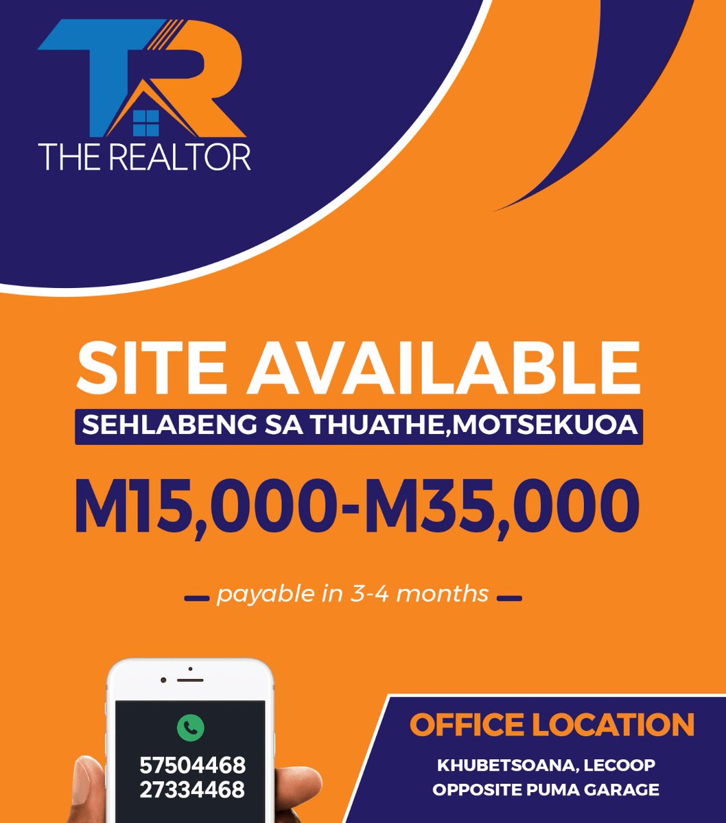 BusinessWorldLS's tweet image. Do you need a site? Contact The Realtor to assist you.