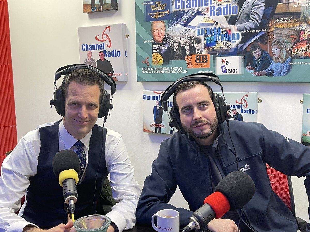 We’re live now!Joining us today <a href="/SCOFFQUAFF/">@SCOFFQUAFF</a> show Allister Barsby chef/ patron <a href="/hideandfox/">Hide and Fox</a> &amp; James @jm_mccomas General Manager Eastwell Manor Hotel &amp; #Spa - listen live 11-12GMT here: kentbusinessradio.co.uk #hotels #hospitality #restaurants #awards