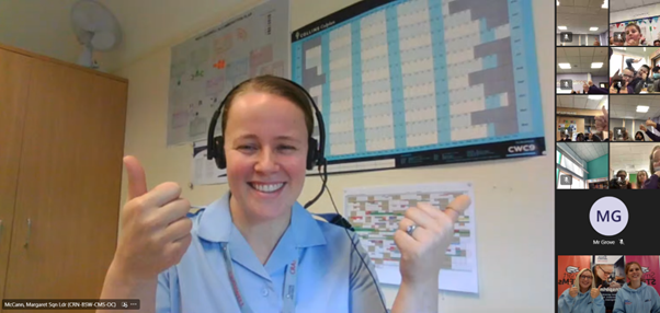 SmartSTEMs's tweet photo. Fantastic event this morning with @HighparkPS in partnership with @RoyalAirForce. Huge thanks for Sqn Ldr Maggie McCann for answering lots of interesting questions! #CollabIsKey #STEM #RAFSTEM https://t.co/BTXqQRcwAL