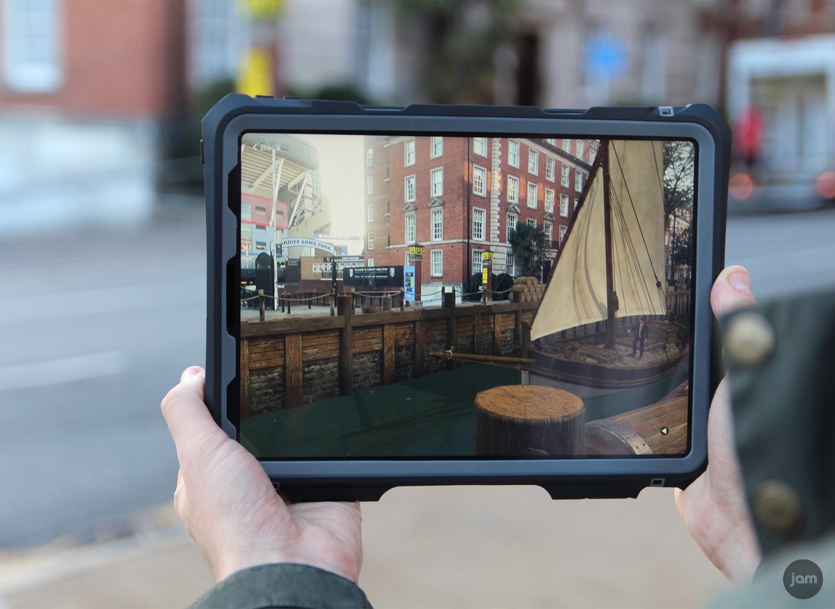 Who knew one of the main streets in Cardiff was actually a busy waterway and quay in the 1800's?

Now you can walk through this scene with the latest in AR technology and see what it was like before Brunel diverted the Taff. 

#AR #Cardiff #Cardiffhistory