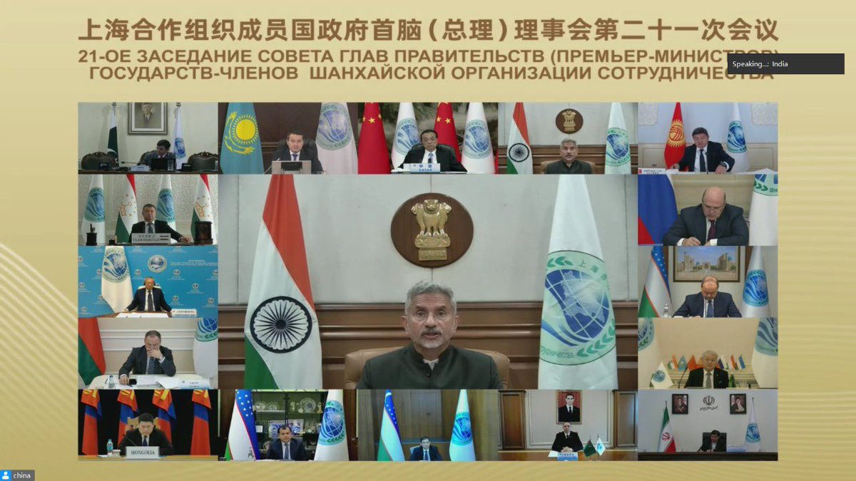 Represented India at the meeting of SCO Council of Heads of Government which has just concluded. -Underlined that we need better connectivity in the SCO region built on centrality of interests of Central Asian states.