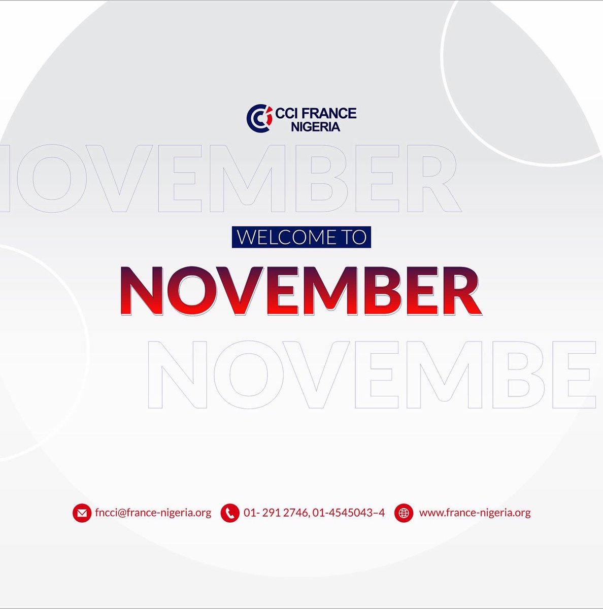 marque_project's tweet photo. We welcome all our esteem clients to the New Month of November.
Happy New Month!!!
Cheers to a new beginning.
#newmonth #november #happynewmonth #brand #marqueprojection #activation
@deli_frost @Marquepro_photo @CCIFN @bolamarkltd @ample_system https://t.co/FG0Y4tunJ8