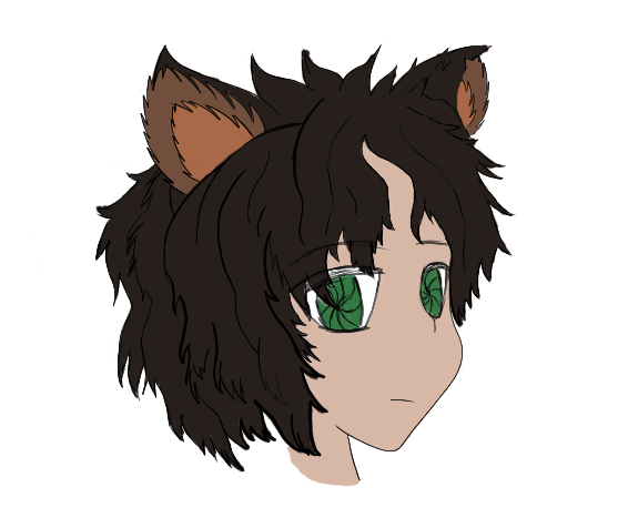 NUTORCA's tweet photo. i tried to fix the line art up a bit but i can't tell if i like it more or less not planning on shading this but might also quietly adding eyebrows lmao https://t.co/XjWk6MKmQi