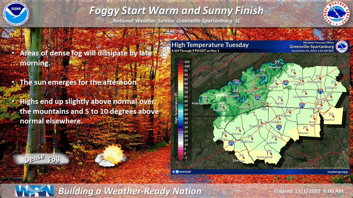 NWS GSP tweet media