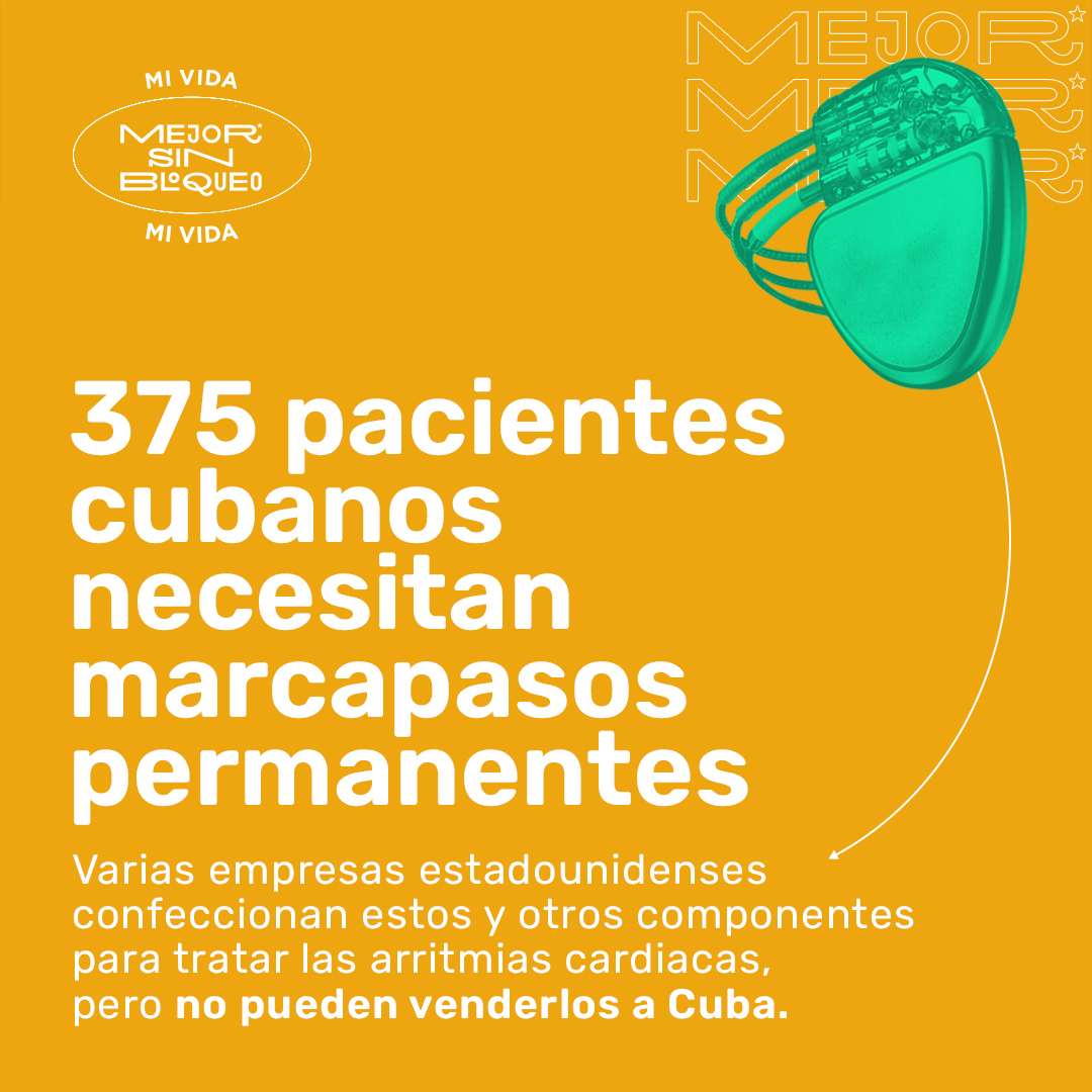 YairaJR's tweet photo. The U.S. blockade causes that the Cuban children with cardiovascular conditions cannot use biomaterials used in cardiac implants, such as U.S.-made biological heart valves. 

#LiveBetterEndTheEmbargo https://t.co/W1ViKysbor