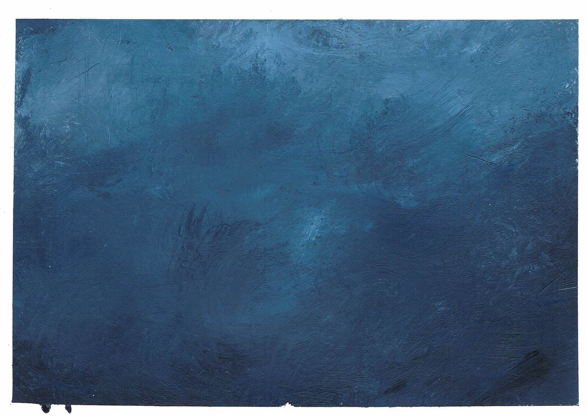 July_ChaiTea's tweet photo. Uncertainty - Acrylic on paper, available ☁️🖤 https://t.co/qMJVLOY26o