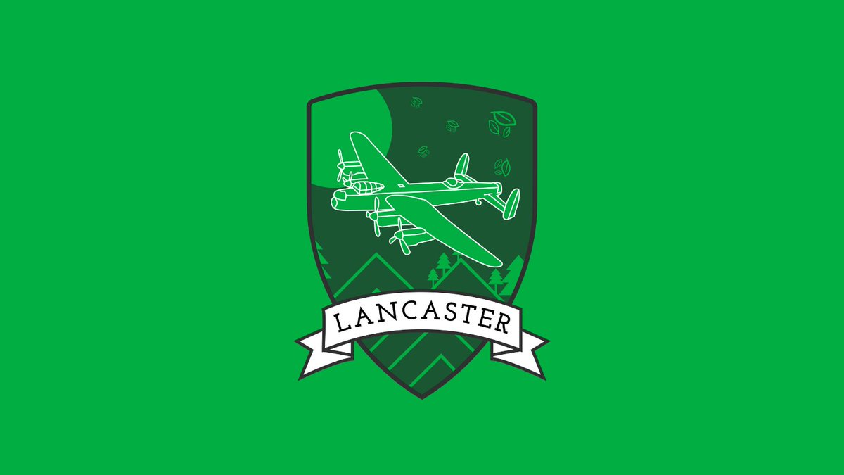 melkshamoaksch's tweet image. Combining the Lancaster aeroplane, the colour green and the earth, the Lancaster House logo is a striking representation for students and staff who used to belong to Sirius House. Who’s in Lancaster? ayr.app/l/YeQn #housenames #housecompetition