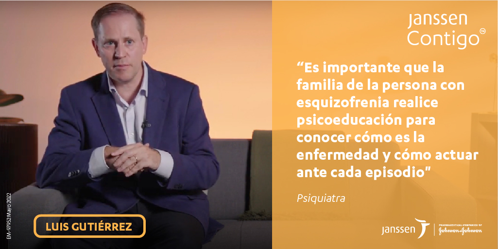 JNJInnovMedES's tweet photo. "Yo le recomendaría a un paciente que acaba de ser diagnosticado de #esquizofrenia que, si va a buscar información, que sea de calidad".

El Dr. @GutierrezRojasL nos recuerda la importancia de la información rigurosa en #JanssenContigo 👉 https://t.co/bFaTCPdAtS https://t.co/mY51xgf3QL
