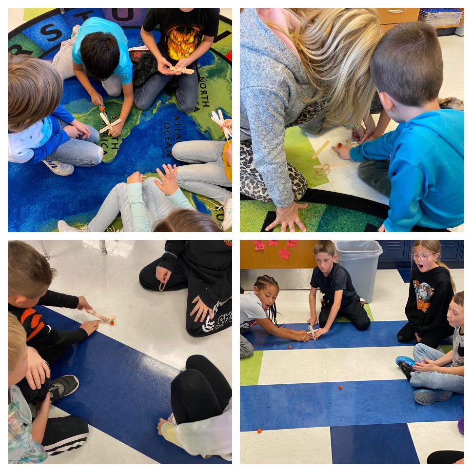 Elemen1Napoleon's tweet photo. Mrs. Miller's second grade class completed a pumpkin catapult STEM challenge! The winning team launched their pumpkin over 5 feet! π #AllInNapoleon #NESProud #STEM #pumpkin https://t.co/9bJ8TyuFbI
