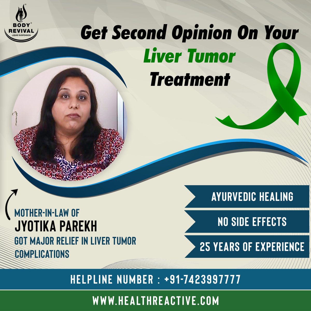 healthreactivee's tweet image. Get a second opinion on your Liver Tumor Complications!

To know more visit healthreactive.com

#livertumor #healthreactive #healthreactiveindia #bodyrevival #ayurveda