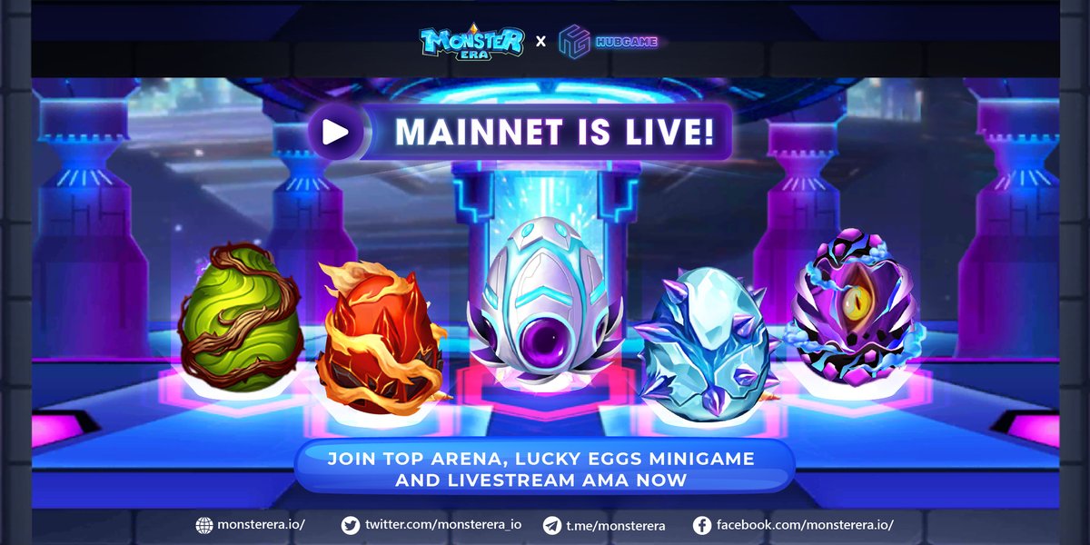 🚀🚀🚀 MONSTER ERA IS OFFICIALLY STARTED 🚀🚀🚀 

Let's save this historic moment! "Take every chance you get in life because some things only happen once." 

📲Download Link: monsterera.onelink.me/hAWR/dl