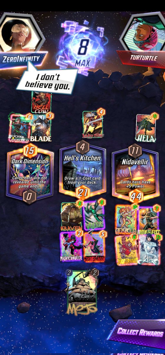 One of my dirtiest 8 cube snap back wins yet. My guy didn't know what he was getting himself into.