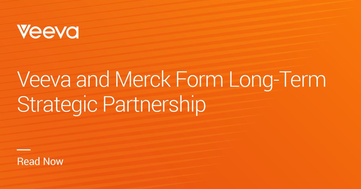 Ten-year partnership will help Merck reduce operational costs, deliver value to patients, and optimize the healthcare professional and patient experience. Read the full story here. bit.ly/VSMerck