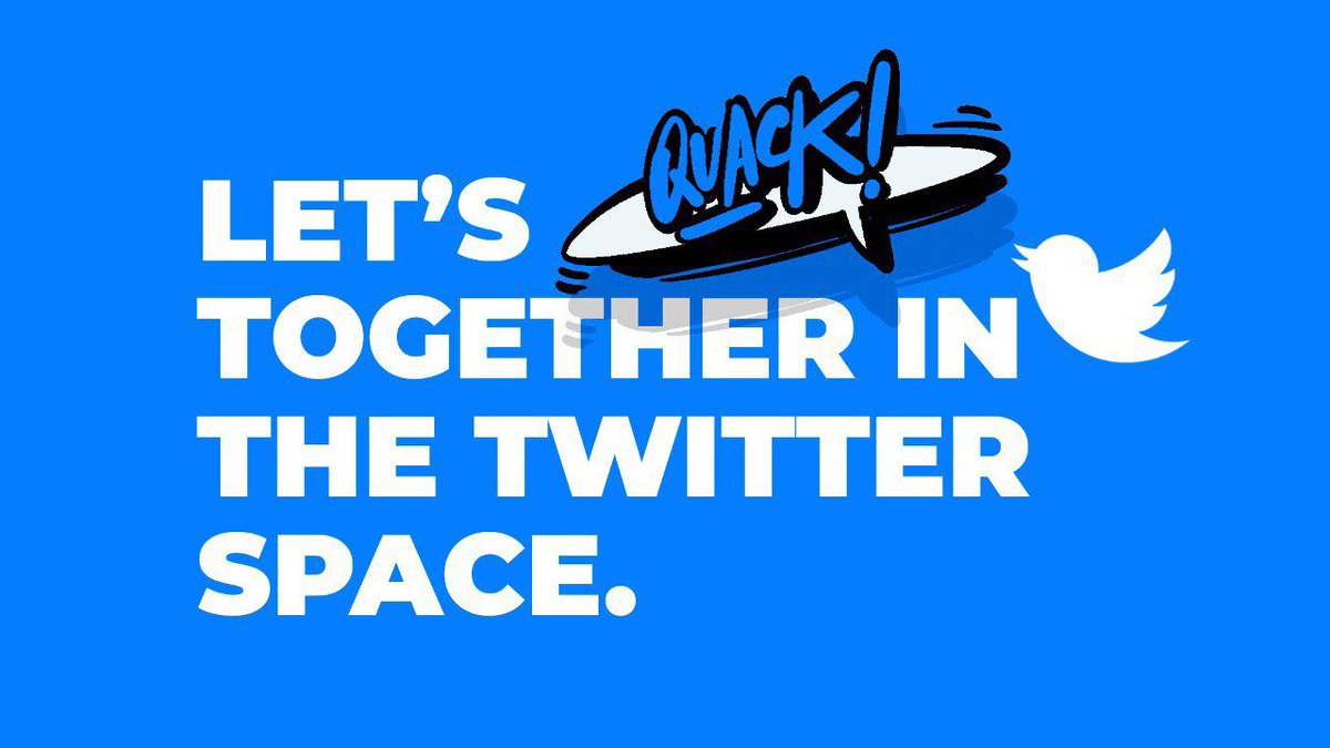 Join us for our upcoming space with our very own ducking legend #SpacesHost @ChewquackaWTF 

#uglyduckwtf #duckarmy #NFTartwork #NFTCommunity #NFTs #tokenomics #NFTcoin