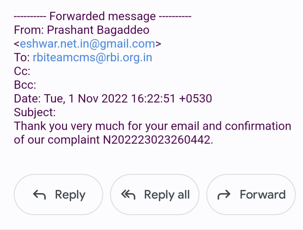 MH31Pb440022's tweet photo. @SharadMaind #PUCBL your illegal activities are bought to the notice of RBI CMS, today
@Devendra_Office ji based on the entity selected Pl look into the matter N obliged. https://t.co/dqIW4OIL62