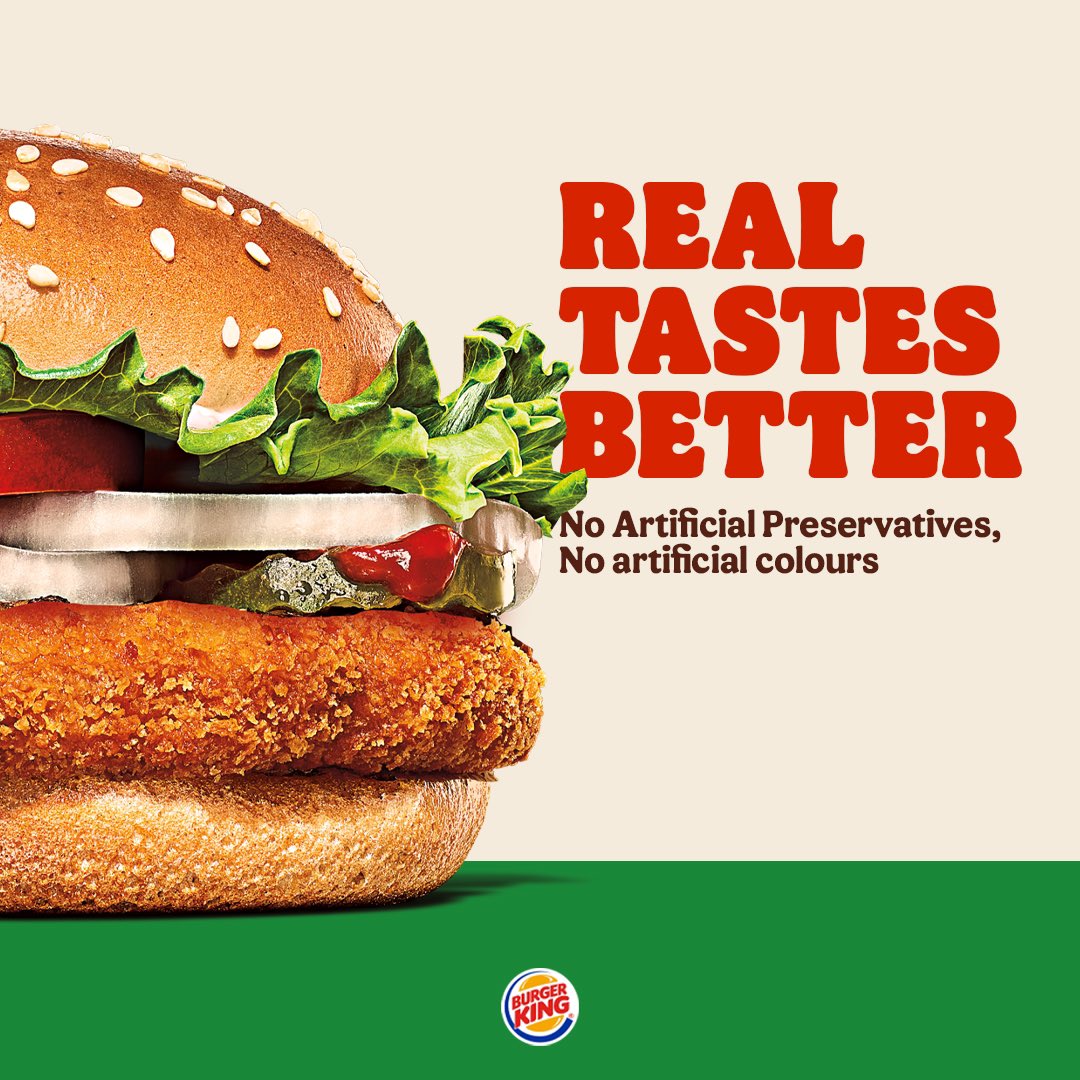 Real tastes better indeed