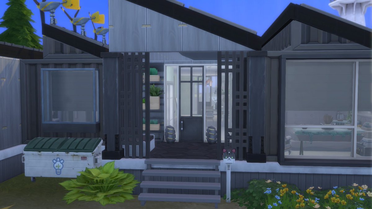 AntiquatedGam3r's tweet photo. 🍃🌱🌿 Eco container build on Console - interior shots - inspired by #LifeUncontained YouTube videos - #ShowUsYourBuilds #TheSims4 #TheSims #TS4 #PlayStation4 #PS4 #console https://t.co/pIXCkkpZRl