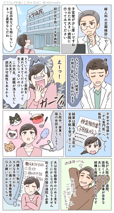 🌿お仕事🌿

ウーマンカレンダー様にて健康に関する体験談のマンガ化を担当させていただきました。

<「まさかの子宮体がんに!」私が入院・手術をせまられたとき家事が苦手な夫は…!?【体験談】>

🔻続きは下記のURLよりどうぞ💐
https://t.co/iusIZFod6C

#イラストレーター
#エッセイ漫画 