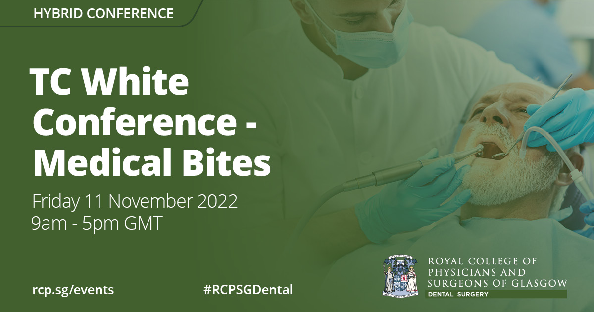 It’s just over one week until you can join our TC White Conference, which will focus on medicine in dentistry. At the conference, you’ll hear about topics including oncology, cardiology and aging population. Register here: ow.ly/KCzT50LqxBy @DrGoodalltweets @SurgeonAndy