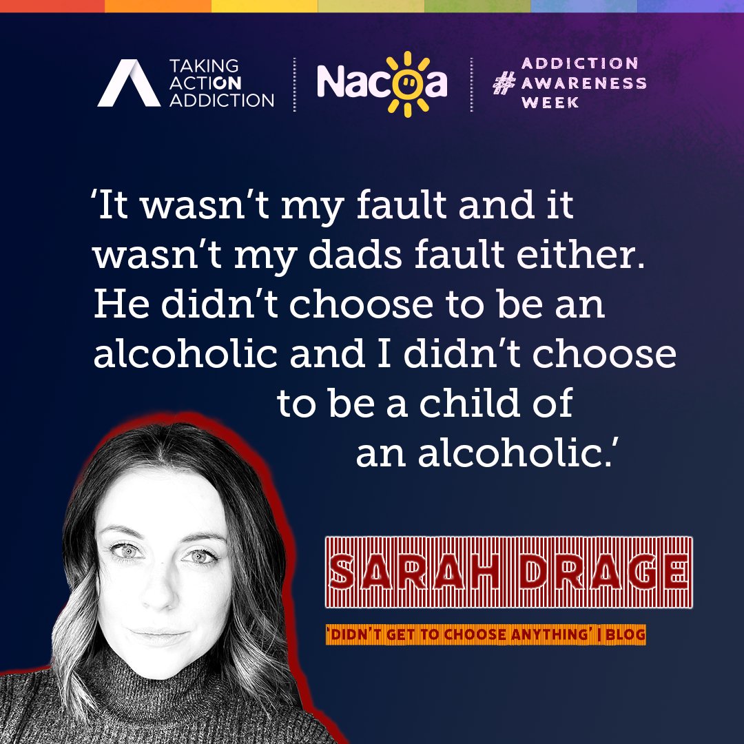 NacoaUK's tweet photo. So important this week to remember that children and family of addicted parents deserve recovery too.

🙏 @SarahDrage3 for this powerful #AddictionAwarenessWeek experience blog. 

https://t.co/3AwEBWnCtW https://t.co/zCLnNLzWct