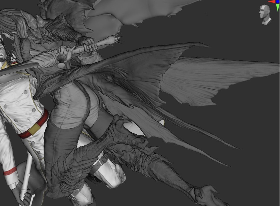 睡不着的时候最适合静静地修改发丝和身体细节