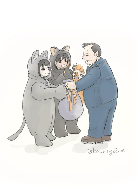 オマケハロウィン通り越してサンタさんな鬼怒田さん 