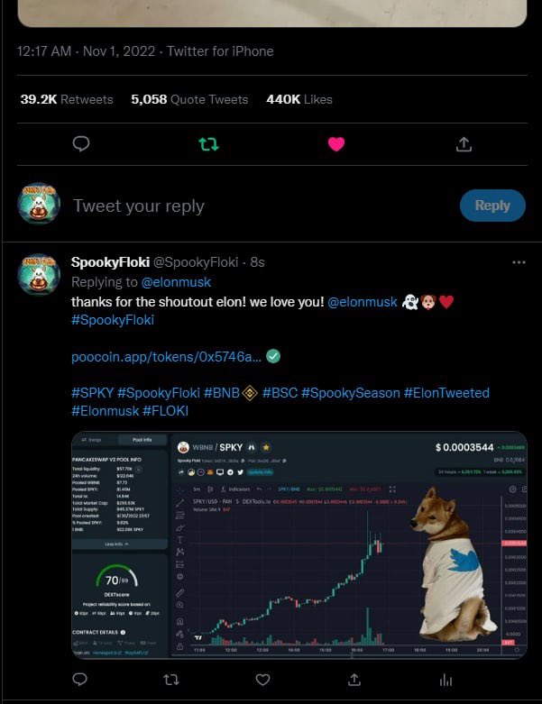 SpookyFloki tweet media