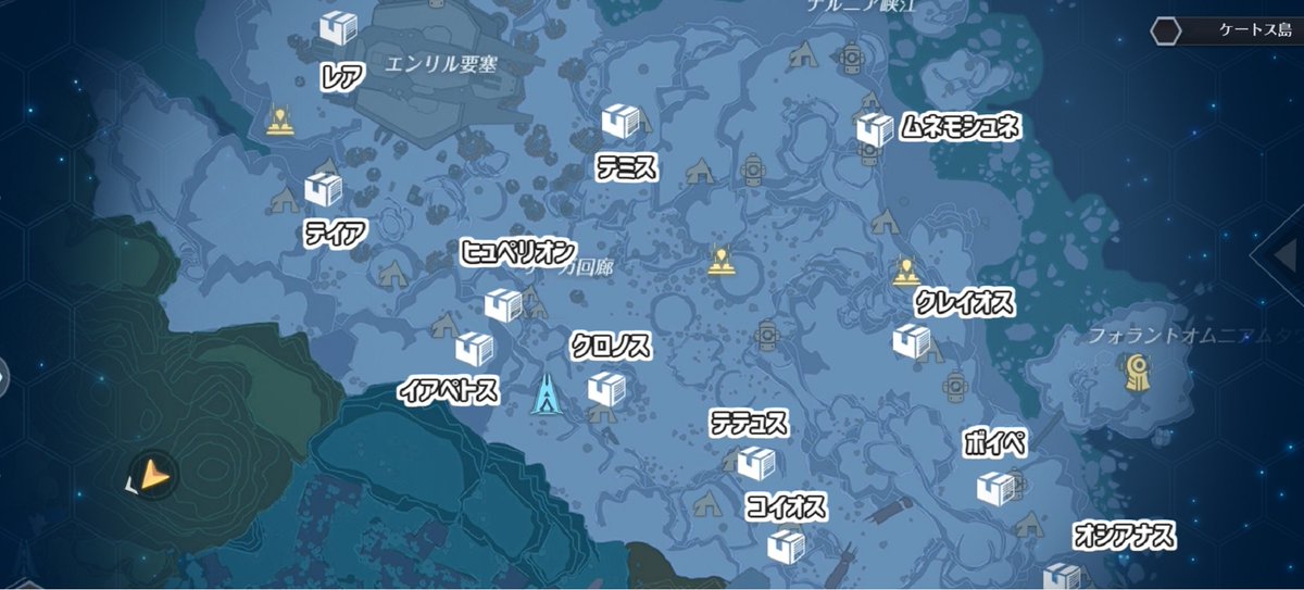 selegamesjp's tweet photo. 今回のイベントの撮影ネームドモンスター位置
動画の補足用でまとめてみたやつのせときます！
#幻塔 https://t.co/H7EAHwsSQv