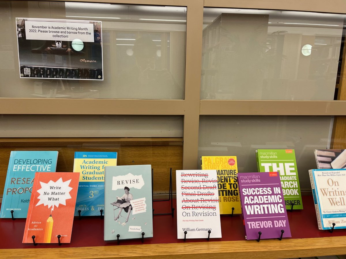 WolfsonLibrary's tweet photo. This November we are celebrating Academic Writing Month 2022. If you've been struggling to find time to write or would like a little more support in developing your writing, join us this month for a full programme of workshops... https://t.co/veTdyLsJ8r