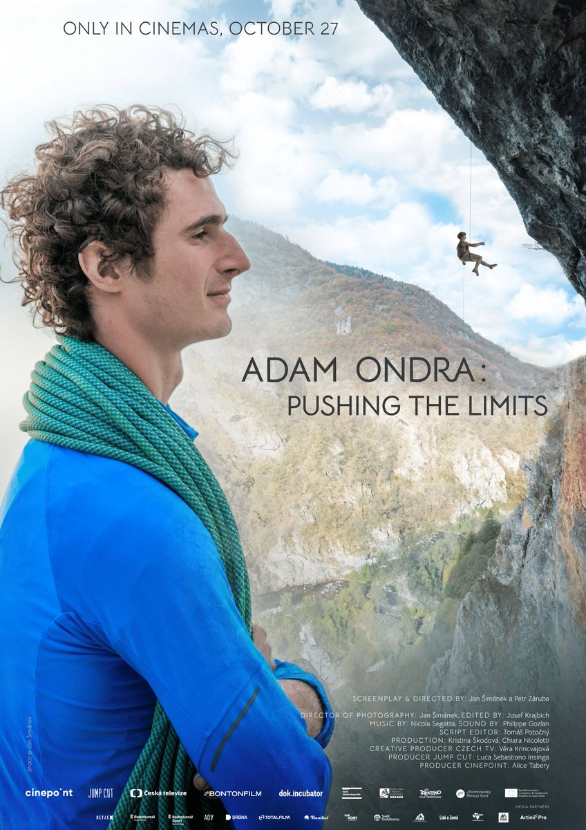 Our new docu Film: Adam Ondra Pushing the Limits, is just coming to Czech cinemas and from December 12 to worldwide streaming platforms, VOD and cinemas as well. Will you go to watch it? 

#adamondra #AO #film #documentary #climbing <a href="/BONTONFILM/">Bontonfilm</a>
