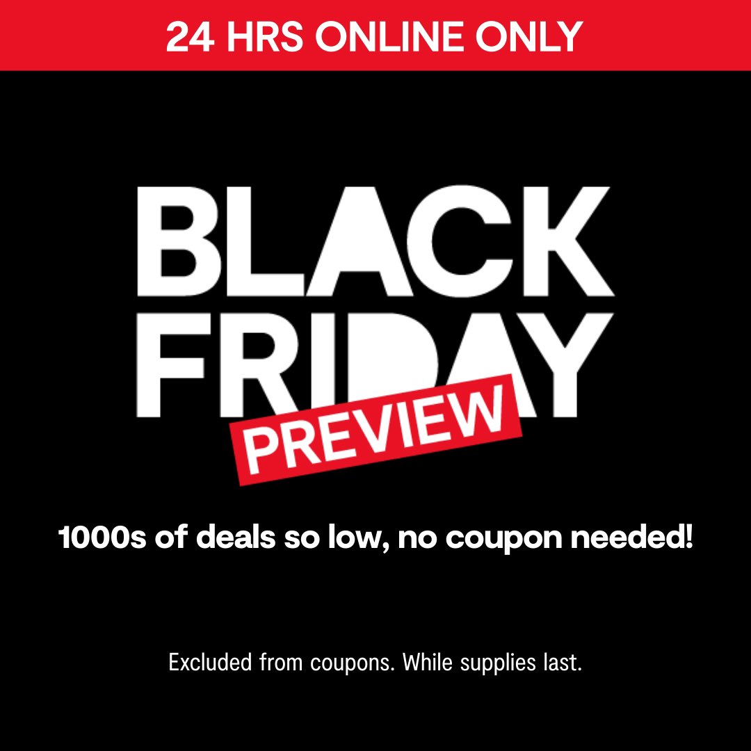 🚨 MAJOR SAVINGS ALERT 🚨 Our one day only sneak peak of THOUSANDS of Black Friday deals is happening NOW. We'll have new deals dropping each week this month but for the next 24 hours you can shop them ALL. You don't want to miss this 👉 jcp.is/3Fw44Ud